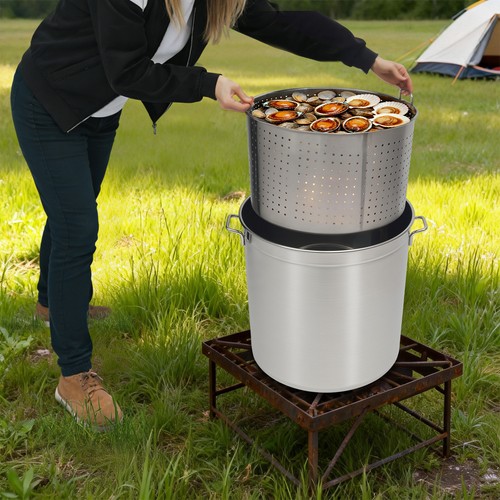 100l edelstahl kochtopf 50cm - edelstahl,